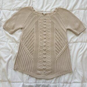 Vintage 90s Y2K GAP Sweater Womens Small Short Sleeve Feminine Whimsy Fairy Boho